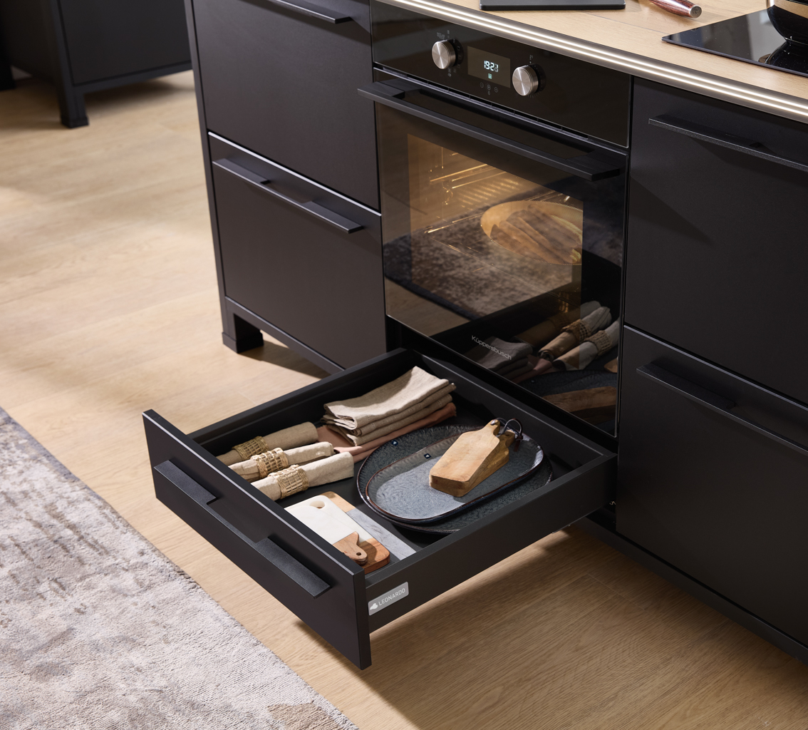 Arbeitsplatte mit Lichtkante – Detail